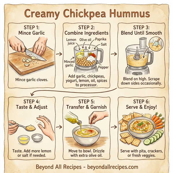 Creamy Chickpea Hummus instructions