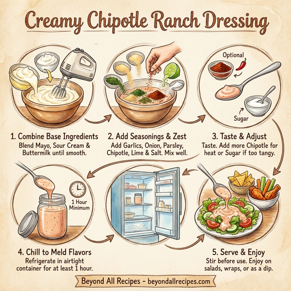 Creamy Chipotle Ranch Dressing instructions