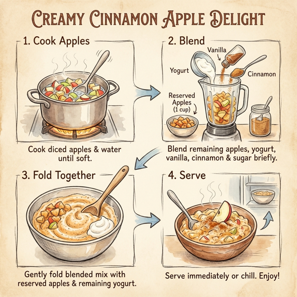 Creamy Cinnamon Apple Delight instructions