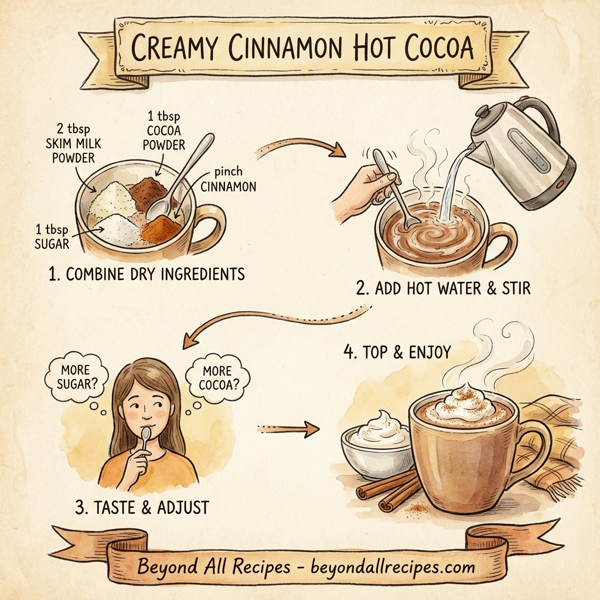 Creamy Cinnamon Hot Cocoa instructions