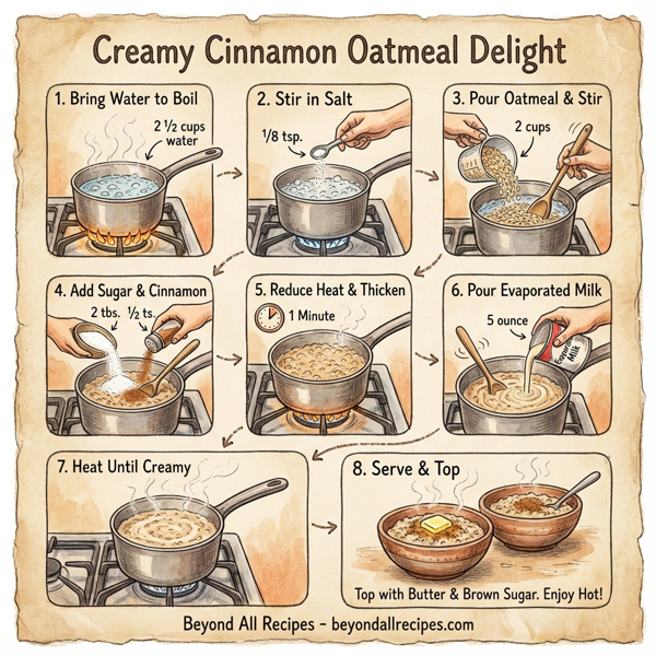 Creamy Cinnamon Oatmeal Delight instructions