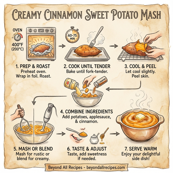 Creamy Cinnamon Sweet Potato Mash instructions