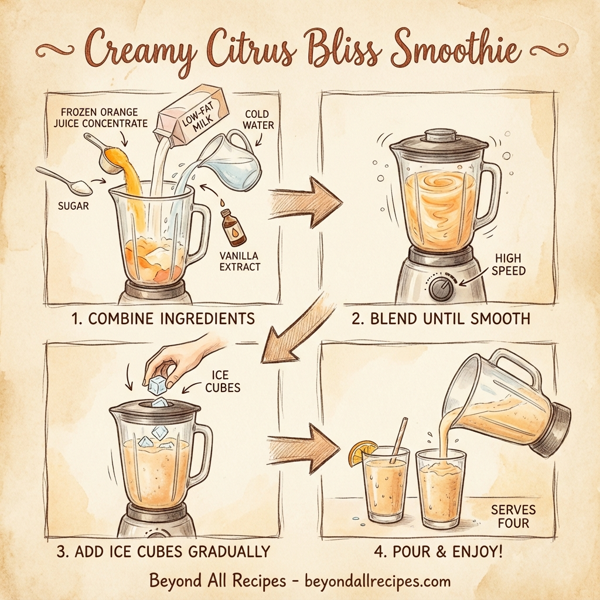 Creamy Citrus Bliss Smoothie instructions