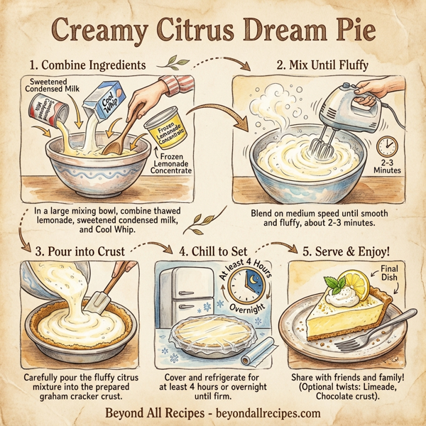 Creamy Citrus Dream Pie instructions