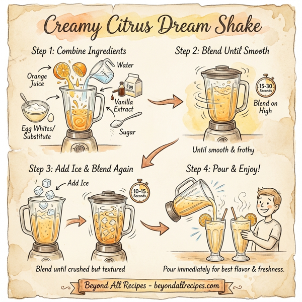 Creamy Citrus Dream Shake instructions