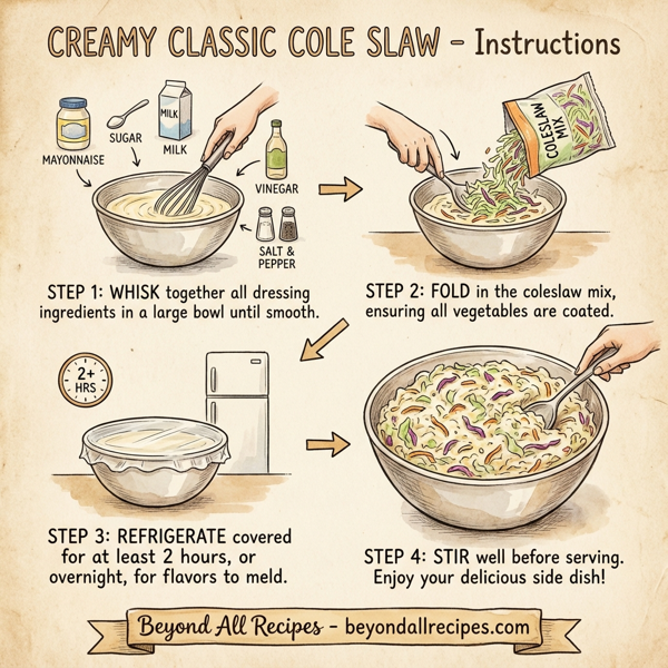 Creamy Classic Cole Slaw instructions