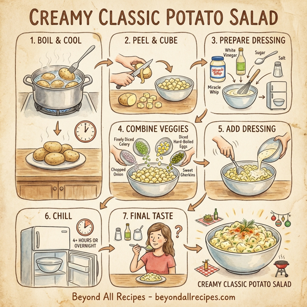 Creamy Classic Potato Salad instructions