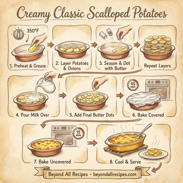 Creamy Classic Scalloped Potatoes instructions