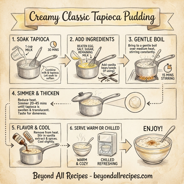 Creamy Classic Tapioca Pudding instructions