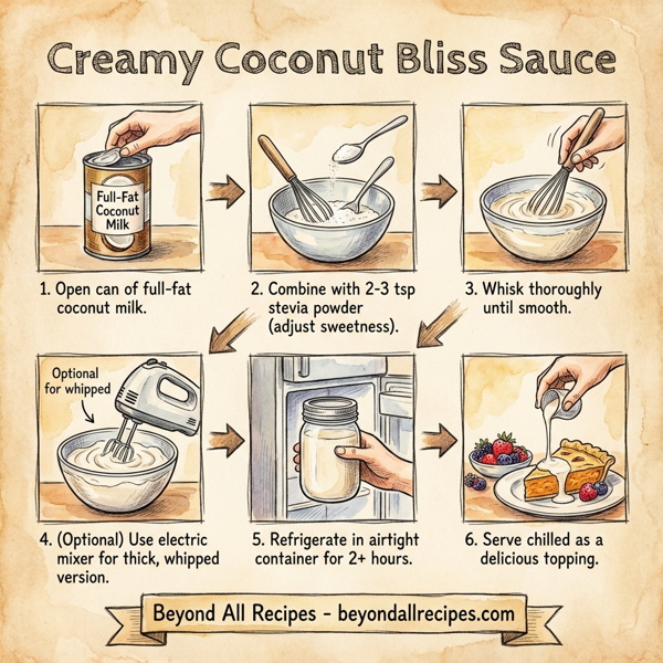 Creamy Coconut Bliss Sauce instructions