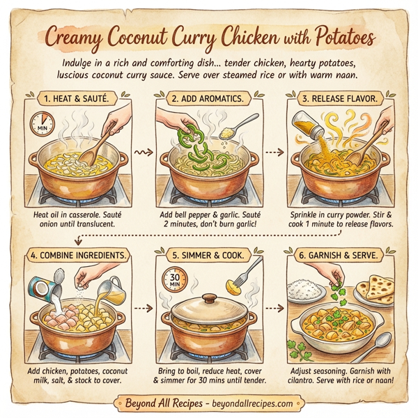 Creamy Coconut Curry Chicken with Potatoes instructions