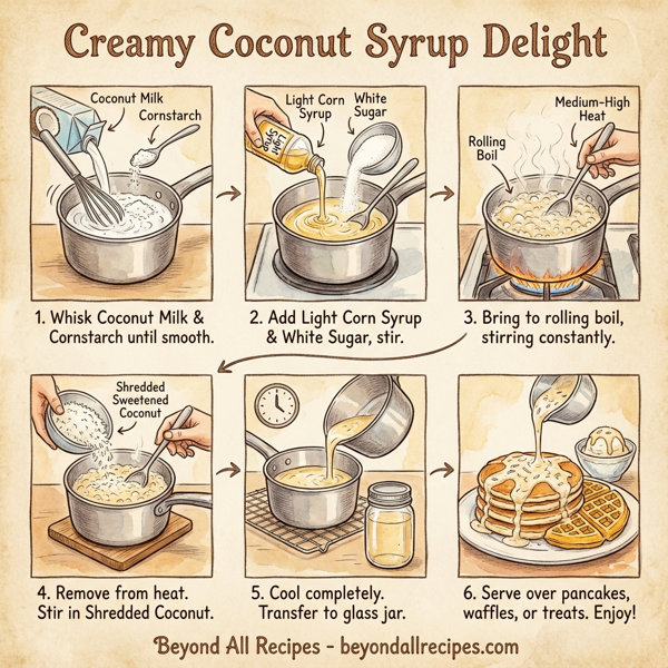 Creamy Coconut Syrup Delight instructions