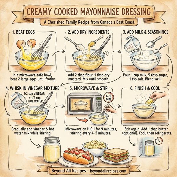 Creamy Cooked Mayonnaise Dressing instructions