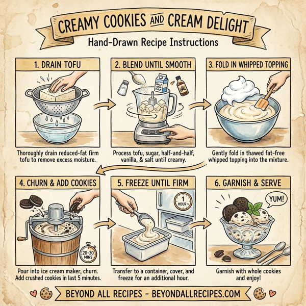 Creamy Cookies and Cream Delight instructions