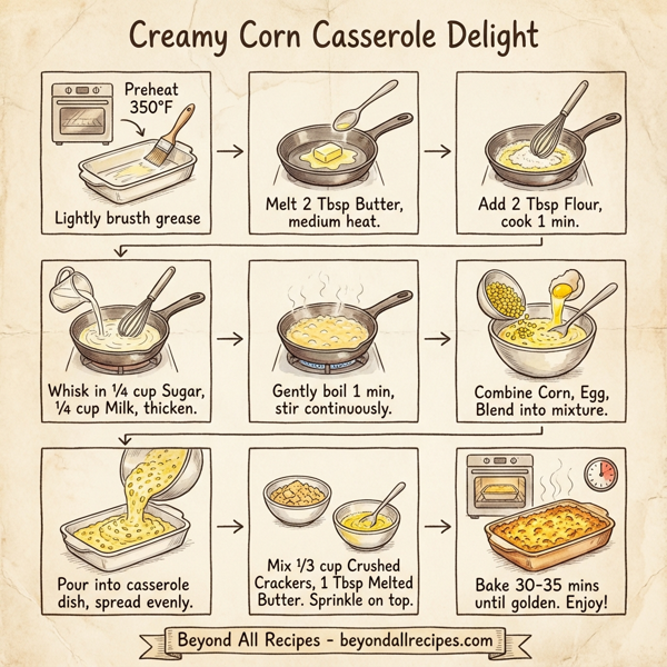 Creamy Corn Casserole Delight instructions
