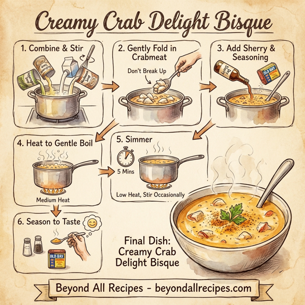 Creamy Crab Delight Bisque instructions