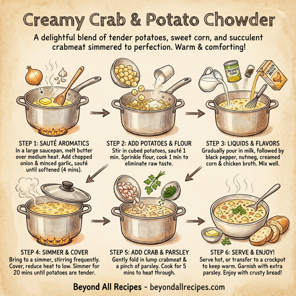 Creamy Crab & Potato Chowder instructions