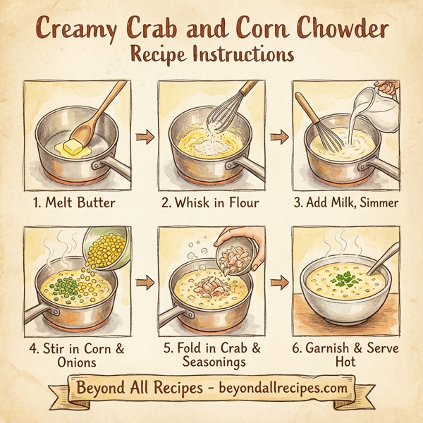 Creamy Crab and Corn Chowder instructions