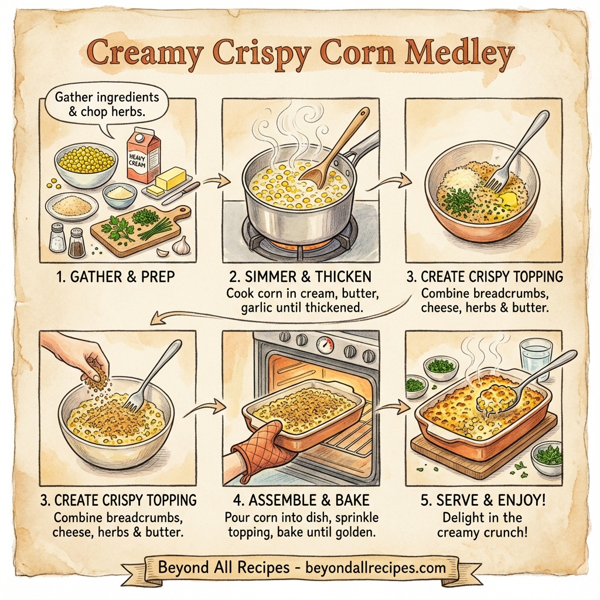 Creamy Crispy Corn Medley instructions