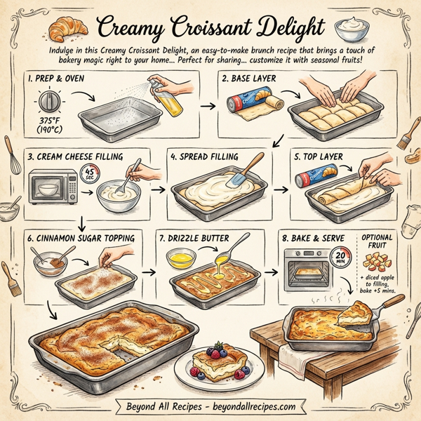 Creamy Croissant Delight instructions