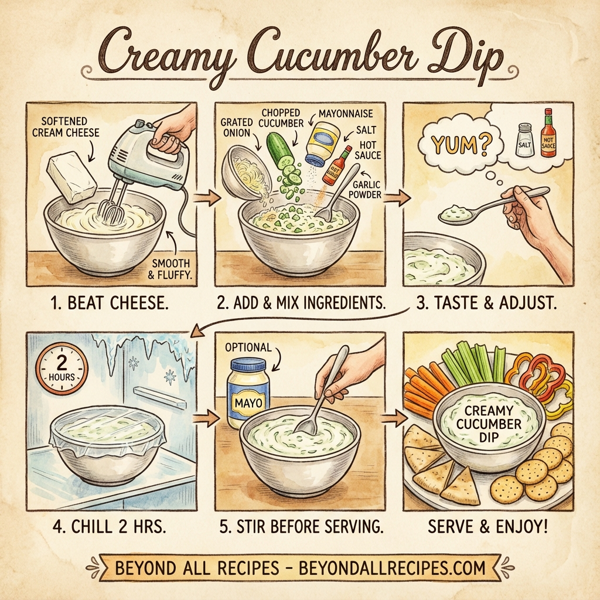 Creamy Cucumber Dip instructions