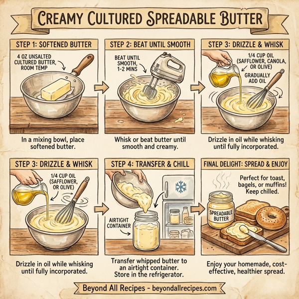 Creamy Cultured Spreadable Butter instructions