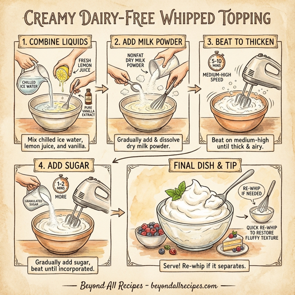 Creamy Dairy-Free Whipped Topping instructions
