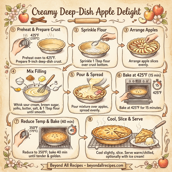 Creamy Deep-Dish Apple Delight instructions