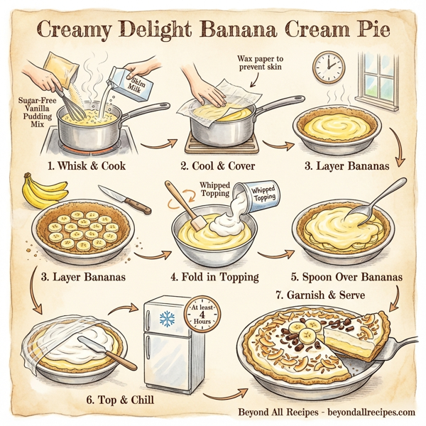 Creamy Delight Banana Cream Pie instructions