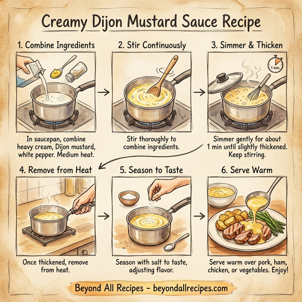 Creamy Dijon Mustard Sauce instructions