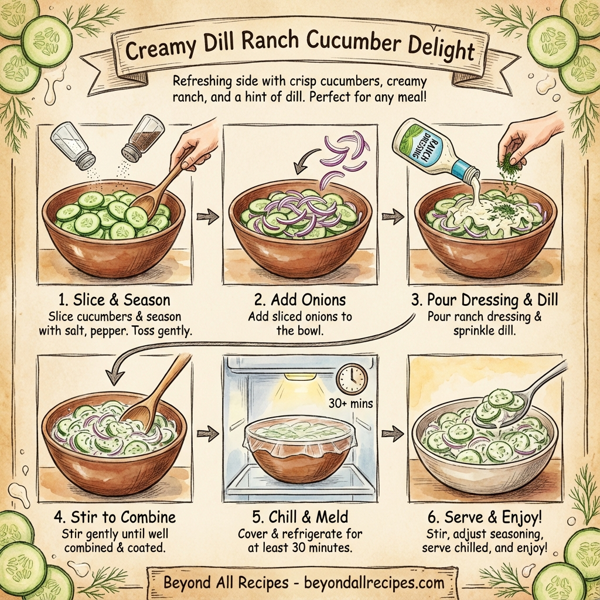 Creamy Dill Ranch Cucumber Delight instructions