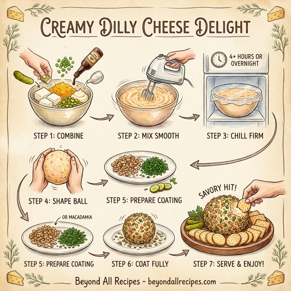 Creamy Dilly Cheese Delight instructions