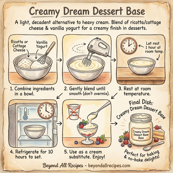 Creamy Dream Dessert Base instructions