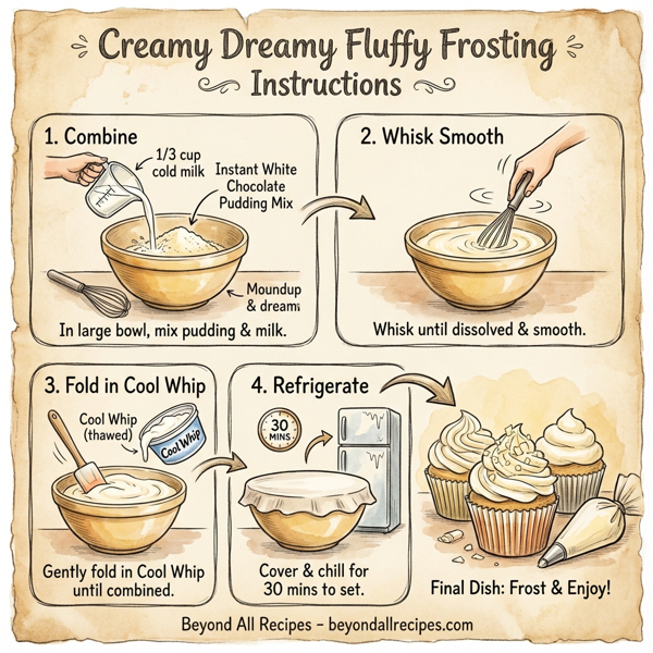 Creamy Dreamy Fluffy Frosting instructions