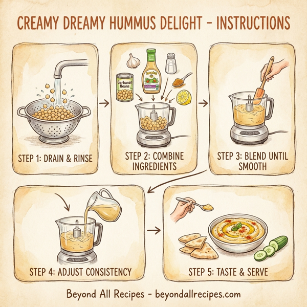 Creamy Dreamy Hummus Delight instructions