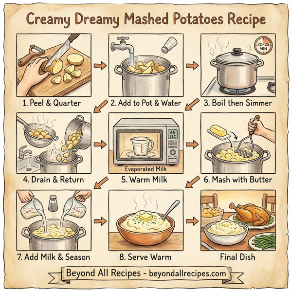 Creamy Dreamy Mashed Potatoes instructions