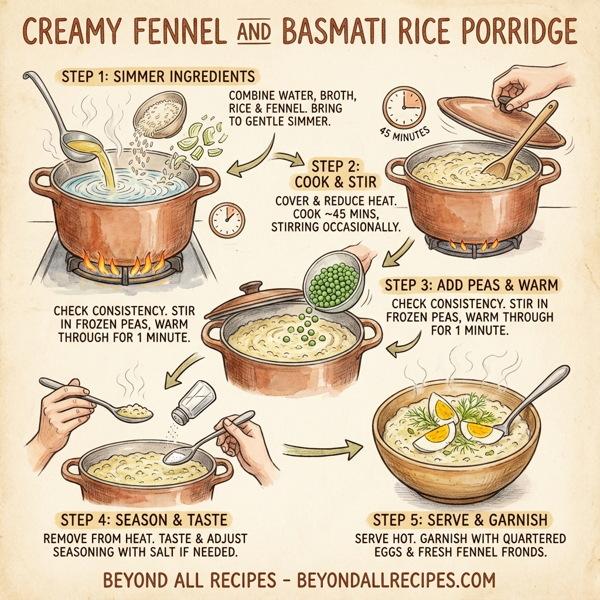 Creamy Fennel and Basmati Rice Porridge instructions