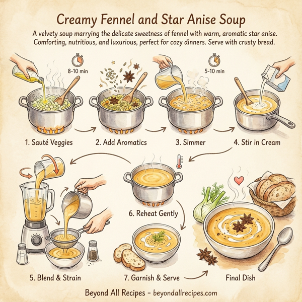 Creamy Fennel and Star Anise Soup instructions