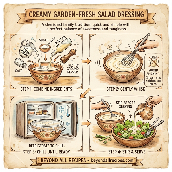 Creamy Garden-Fresh Salad Dressing instructions