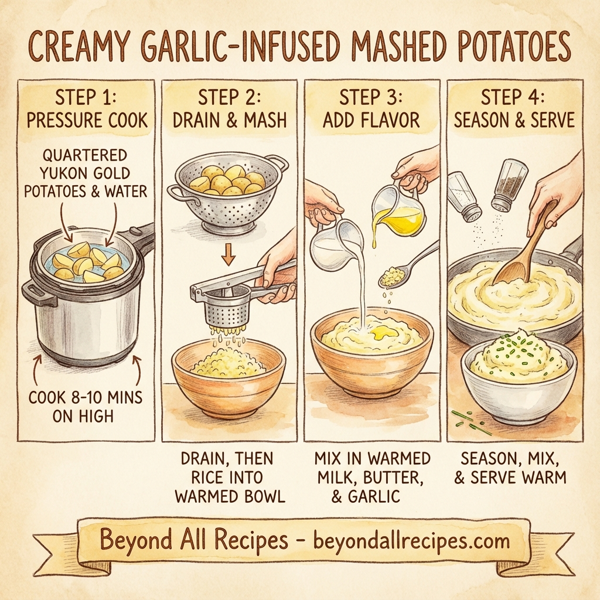 Creamy Garlic-Infused Mashed Potatoes instructions