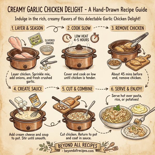 Creamy Garlic Chicken Delight instructions