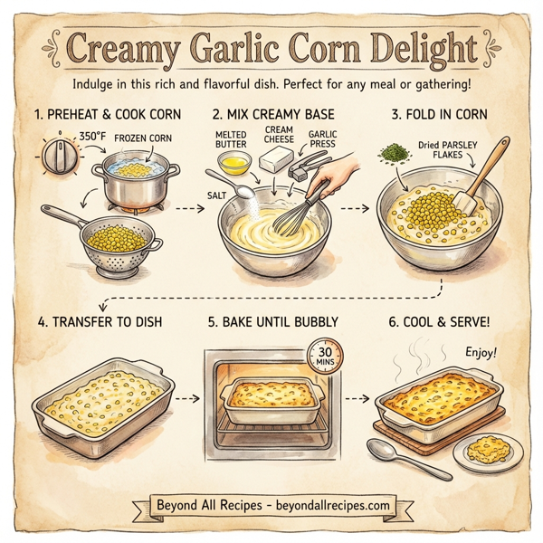 Creamy Garlic Corn Delight instructions