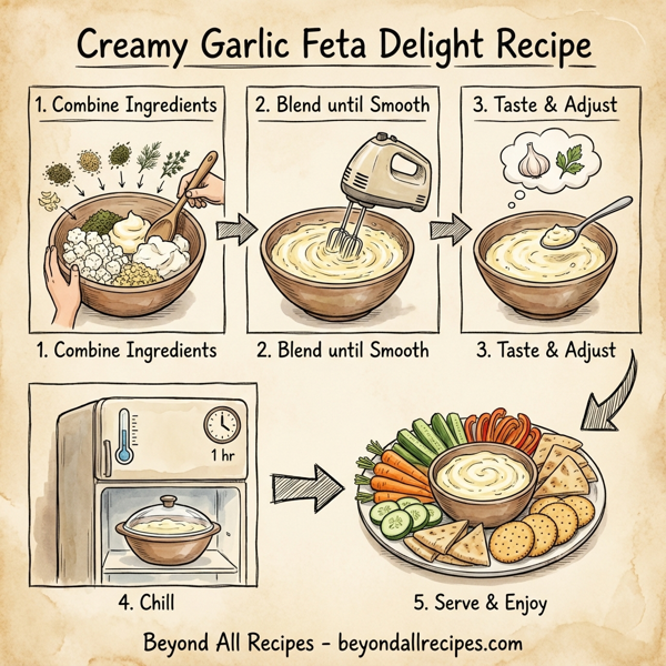 Creamy Garlic Feta Delight instructions