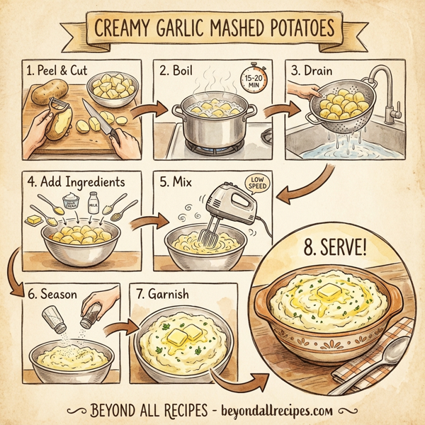 Creamy Garlic Mashed Potatoes instructions