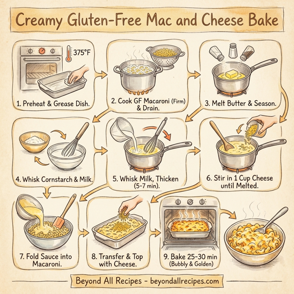 Creamy Gluten-Free Mac and Cheese Bake instructions