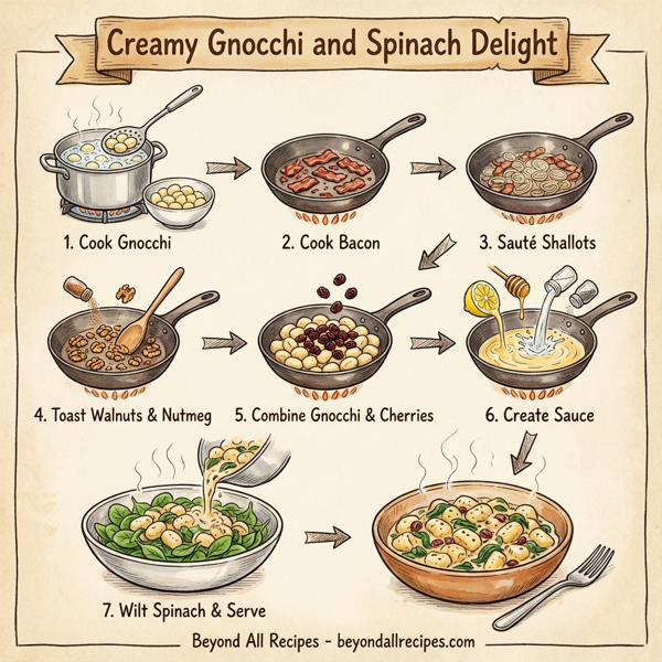 Creamy Gnocchi and Spinach Delight instructions