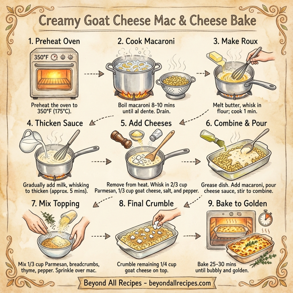 Creamy Goat Cheese Mac & Cheese Bake instructions