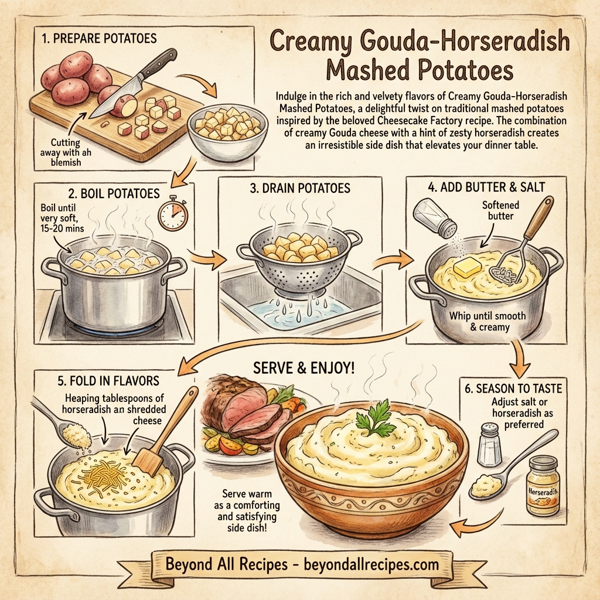 Creamy Gouda-Horseradish Mashed Potatoes instructions