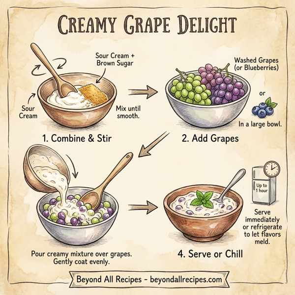 Creamy Grape Delight instructions