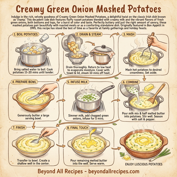 Creamy Green Onion Mashed Potatoes instructions